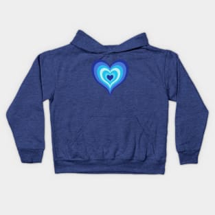 Blue Hearts Kids Hoodie